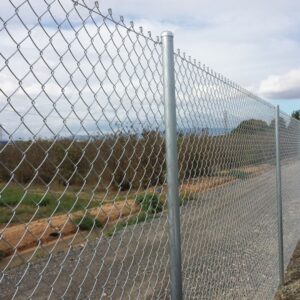 Kit Vallado 1 Mts Malla Simple Torsión Galvanizada