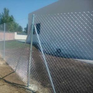 Kit Vallado 25 Mts Malla Simple Torsión Galvanizada